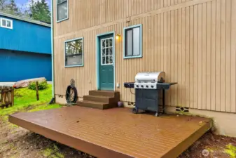 Easy access to deck and yard.