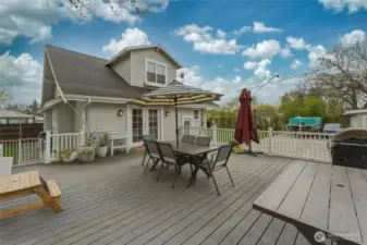 Large Attached Deck
