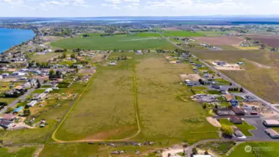 View from North side of property.