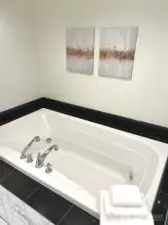 Master Bath Jacuzzi wave tub