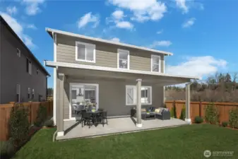 sample photo for illustrative purposes only. actual home features and details will vary. rear yard fencing and landscaping included in price!