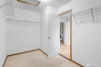 primary bedroom full entry closet