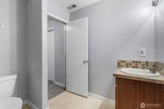 upstairs bathroom