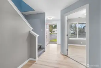Entry from inside perspective.