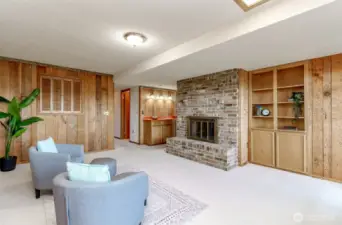 Built in Shelving Downstaris