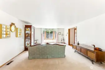 View of Living Room from Dining Room