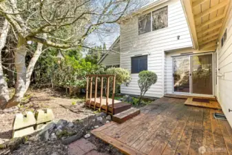 Backyard with Deck