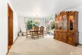 View of Dining Room from Living Room