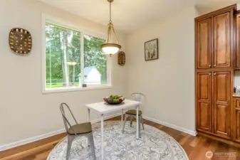 Dining space.