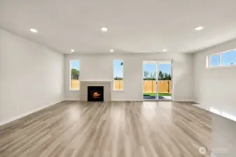 Photos are of a similar completed home.