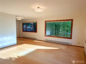 Great Room opens to Dining Area and Kitchen.