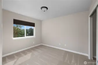 3rd bedroom with very generous closet.
