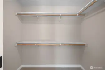 Primary suite walk-in-closet