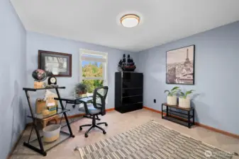 Versatile flex space—perfect for a home office, gym, playroom, or creative studio