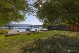 Picture perfect private beach gather with family and friends.