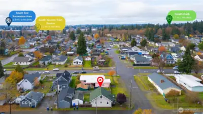 Icons have been added to show proximity