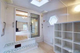 Extra finished room off kitchen