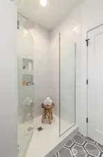 Level III Ensuite Bathroom with heated floors