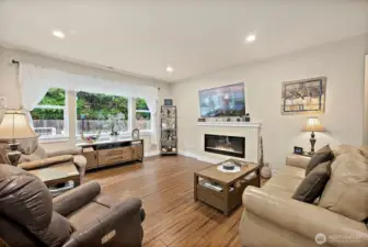 Living Room with cozy propane fireplace