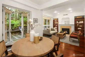 Easy access to your private, large outdoor patio.