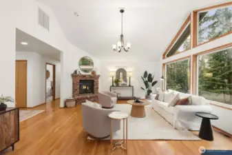 hall to the rooms...