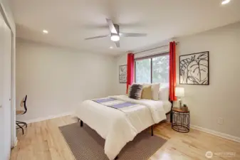 Bedroom #2.  All of the bedrooms in this home are quite large.