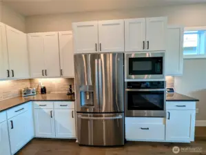 kitchen GE Profile appliances