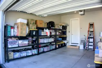 finished and painted garage