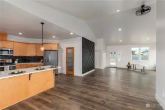 Large pantry off of kitchen