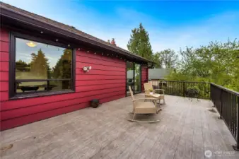 Enjoy The Sunrise from the large private deck.