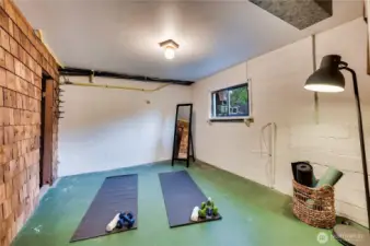 Workshop or workout area.