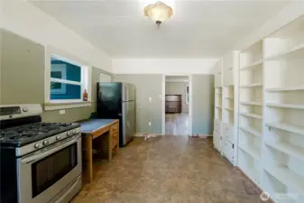Kitchen view from sink area
