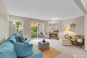 Shot of the spacious living room