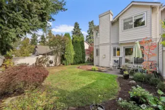 Mature Greenery Surrounds the Private Backyard
