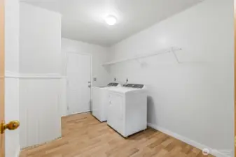Huge laundry room downstairs!