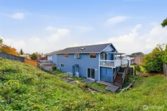 Another view of the back yard.