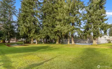 Community park with tennis & sport court is a great addition to the community.