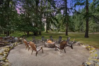 Come and unwind with 20 of your favorite people!  This space is enormous!  The biggest bonfires are waiting