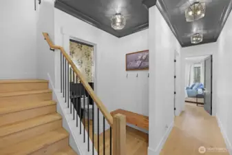 North-Wing, Stairs to Bonus Room over garage with 3/4 Bath. Great for Theater or Music Room.