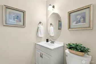 Downstairs 1/2 Bath.