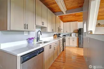 Delicious, modern and perfectly appointed and planned out is the kitchen.