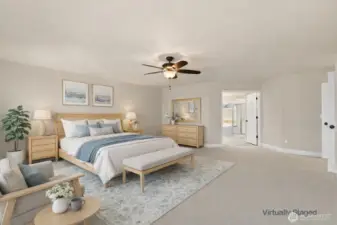 Master Bedroom Virtually Staged