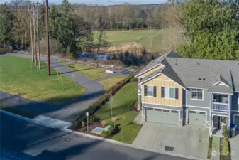 As you can see, there is no neighbor to the west, which makes this parcel a faux corner lot.