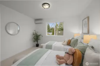 Sweet, simple, and sunlit. A bright space that can flex for whatever life brings—kids’ room, hobby hideout, or a minimalist guest suite.