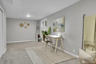 Comfy room downstairs.