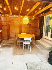 Covered patio