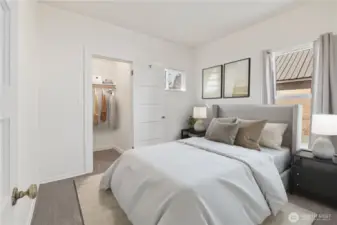 1st bedroom virtually staged