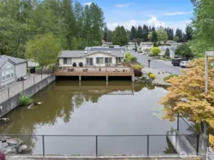Clubhouse across the street