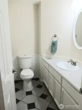 Half Bath main floor