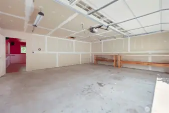 Detached garage offers additional parking or further options you can dream up!